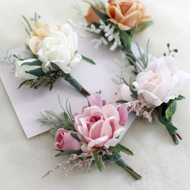 Boutonnieres flowers groomsmen