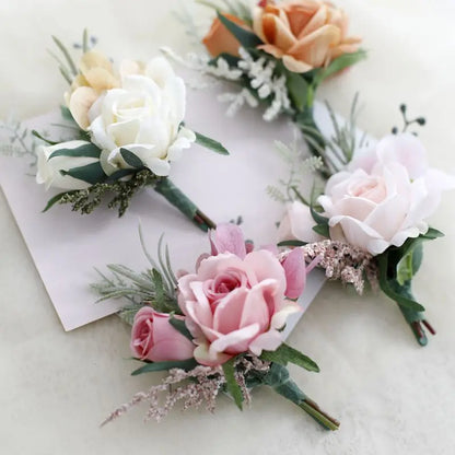 Boutonnieres flowers groomsmen