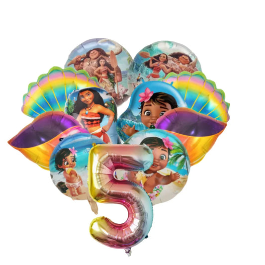 Moana Balloons Set
