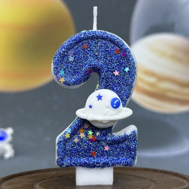 Space Astronaut candle