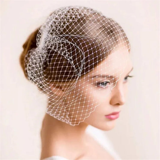 Elegant party head dress face