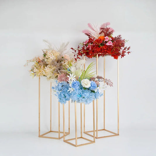 Metal flower stands for party decoration 4PCs/Set