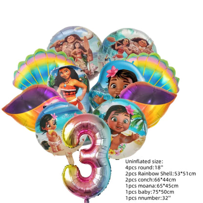Moana Balloons Set