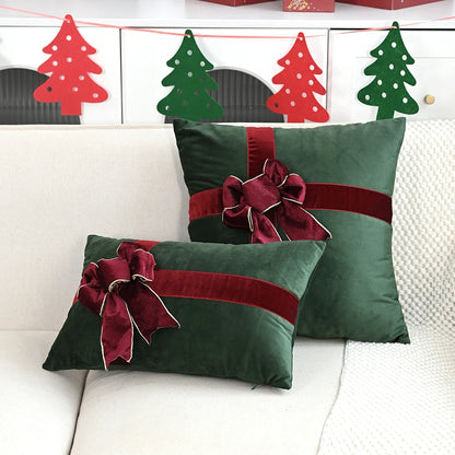 Sorino Dutch Velvet Christmas Embroidered Pillowcase