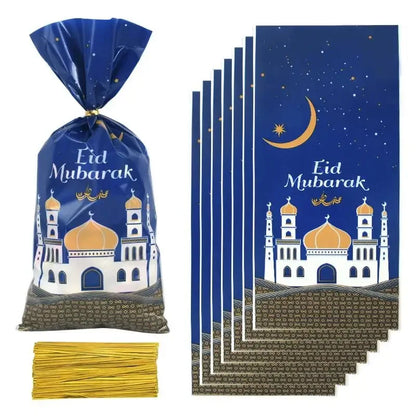 Eid Mubarak Candy Bags 10/25/50pcs