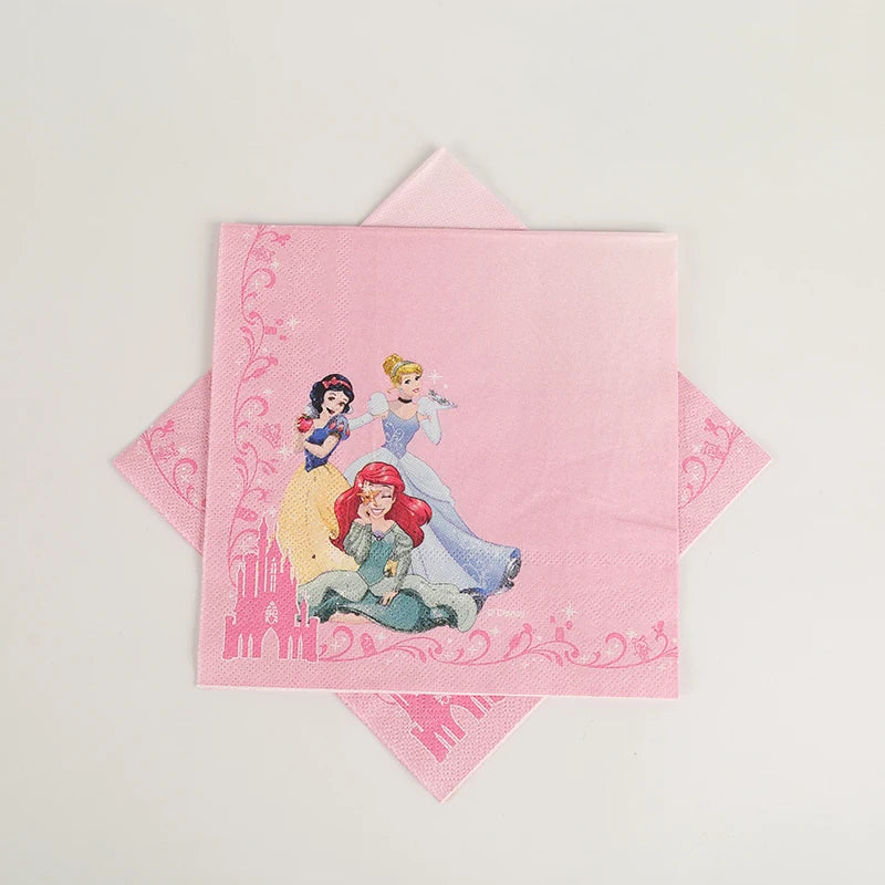 Princess Party Tableware Set – Plates, Cups & Napkins