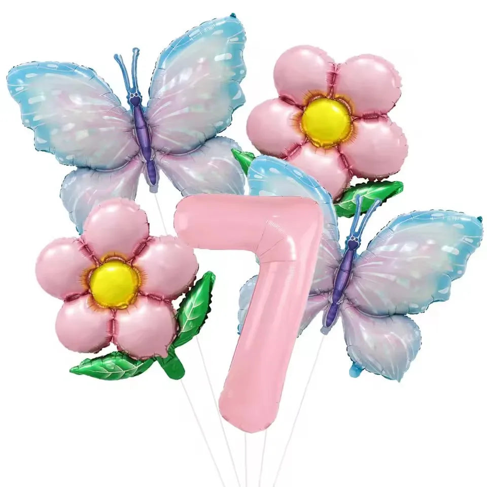 Colorful Butterfly balloons 5pcs