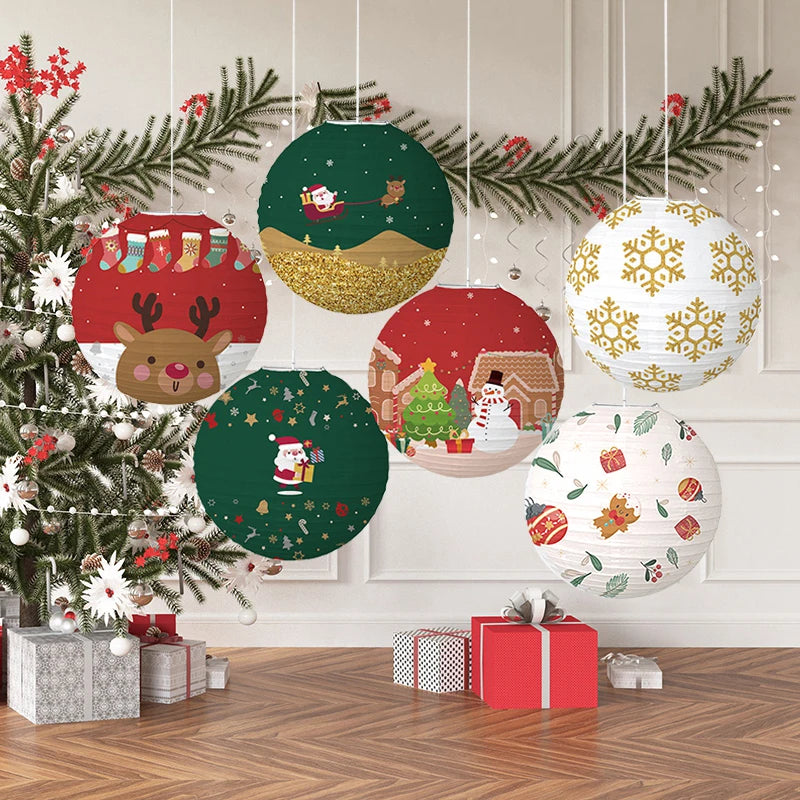 Christmas Party Paper Lanterns