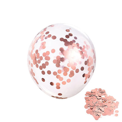 Gold Confetti Balloons 5/10/15pcs
