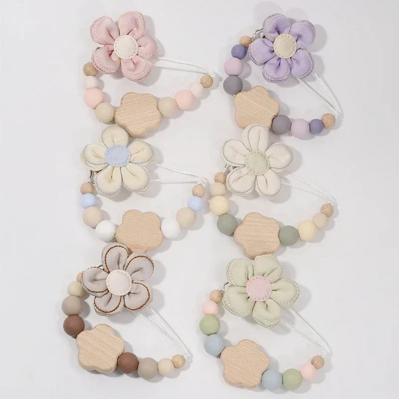 Custom name wooden personalized baby pacifier
