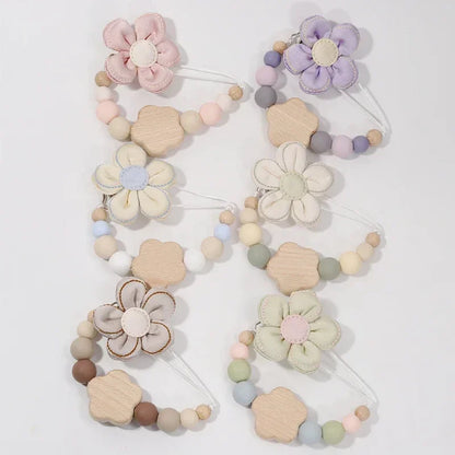 Custom name wooden personalized baby pacifier
