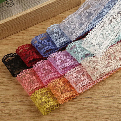 Embroidery lace ribbon 2Yard/Lot 35mm
