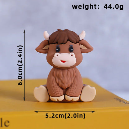 Farm animal party cake decoration 1pcs