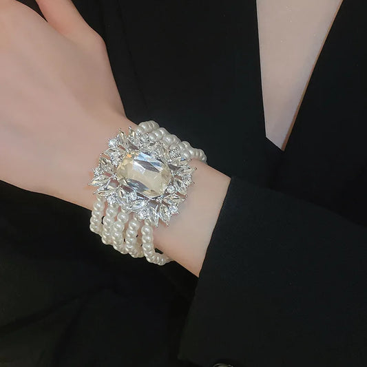 Pearl Multi-layer chain bracelets