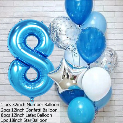 Balloons Number  set  / 12Pcs