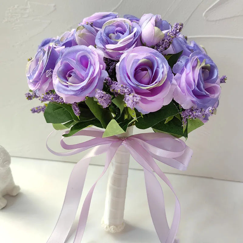 Bouquet silk roses