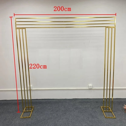Gold Square arch - stand