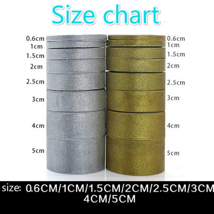 Glitter Satin Ribbon Crafts Organza Ribbons 22meters