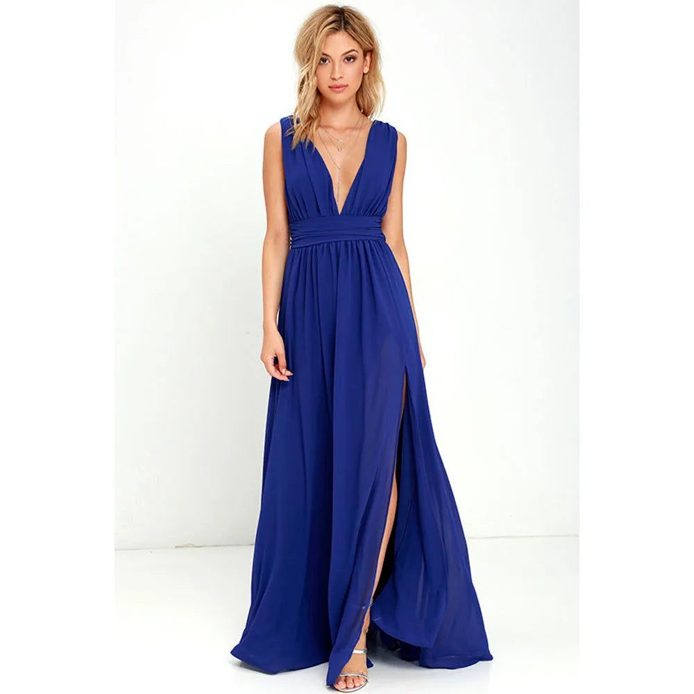 Siline Backless Maxi Summer Dress