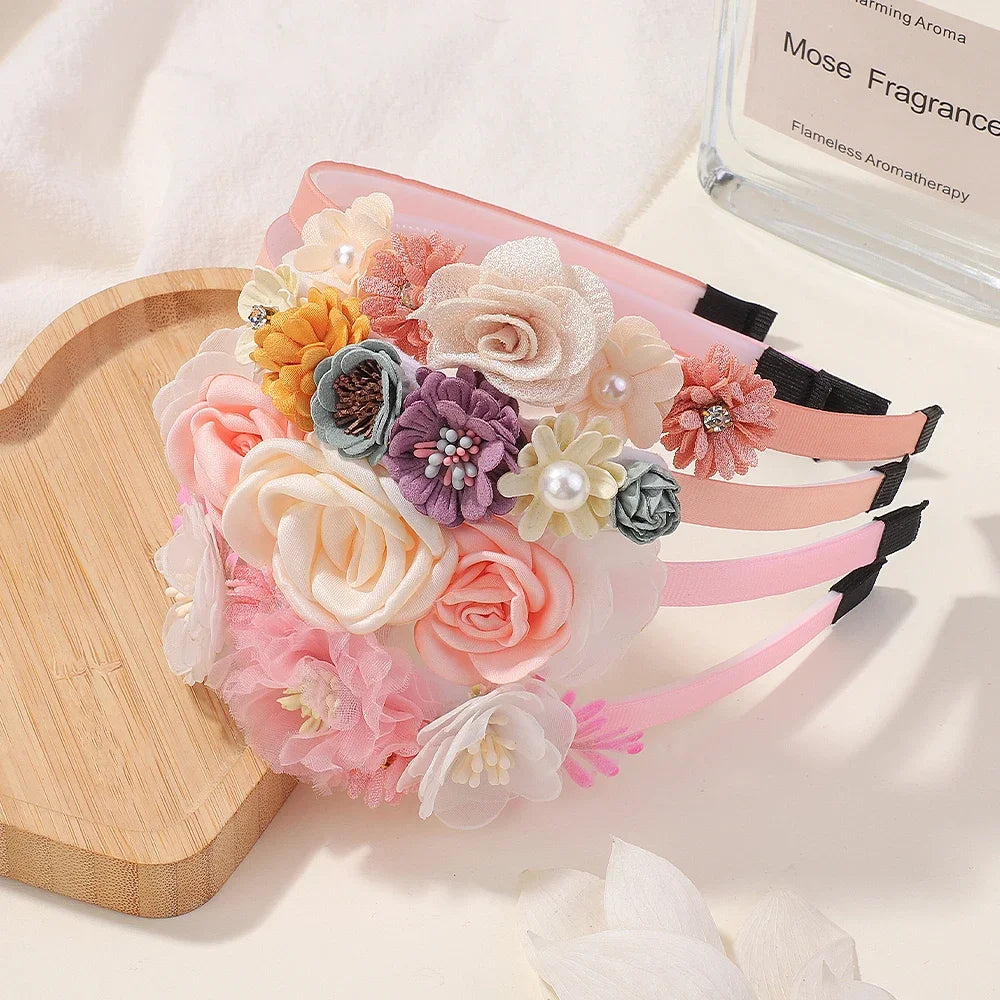 Handmade Flower Hair Hoop