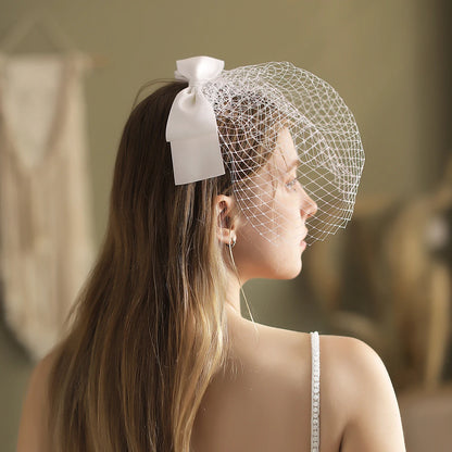 Short White Bridal Veils