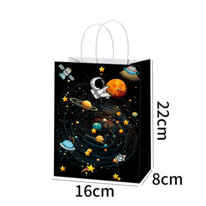Outer Space with handle bags 6/12/24pcs