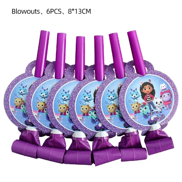 Gabby Dollhouse Party Tableware Set