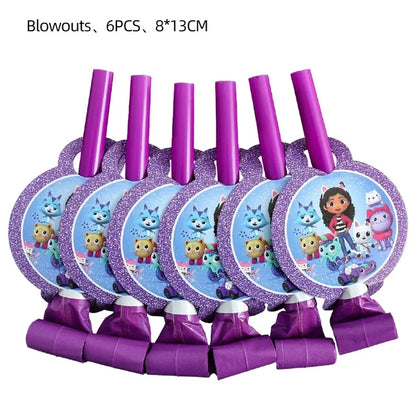Gabby Dollhouse Party Tableware Set