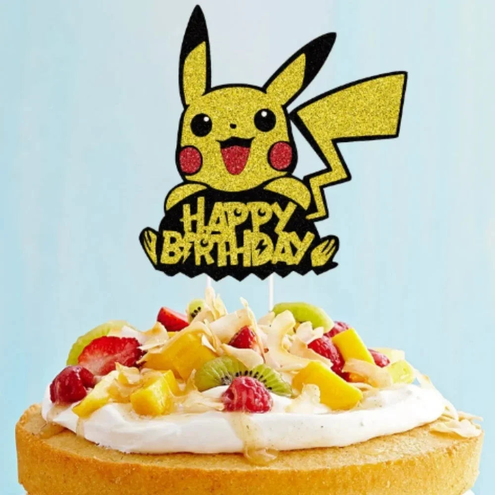 Pokemon & Pikachu  Cake Topper Decoration