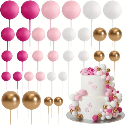20Pcs Gold & Silver ball decoration
