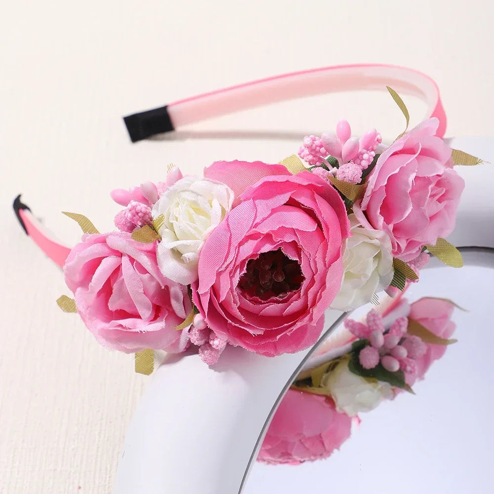 Handmade Flower Hair Hoop