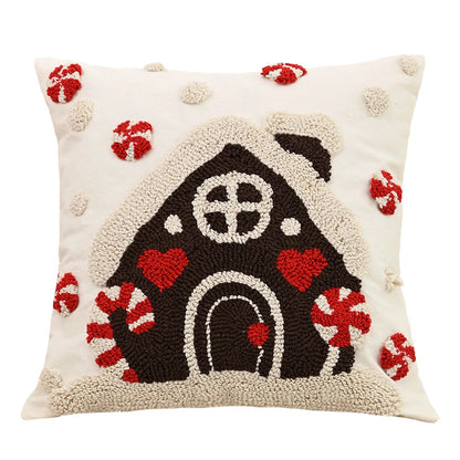 Sorino Christmas Cartoon Tufted Pillowcase