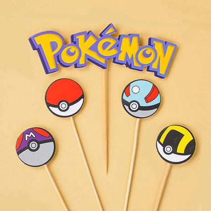 Pokemon figure cake decoration13Pcs/se
