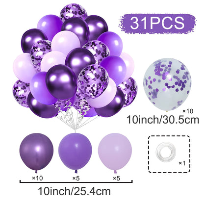 Balloons Pearl Latex 31/36/37/51/101Pcs