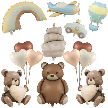 Frosted Bear Retro Love Balloon