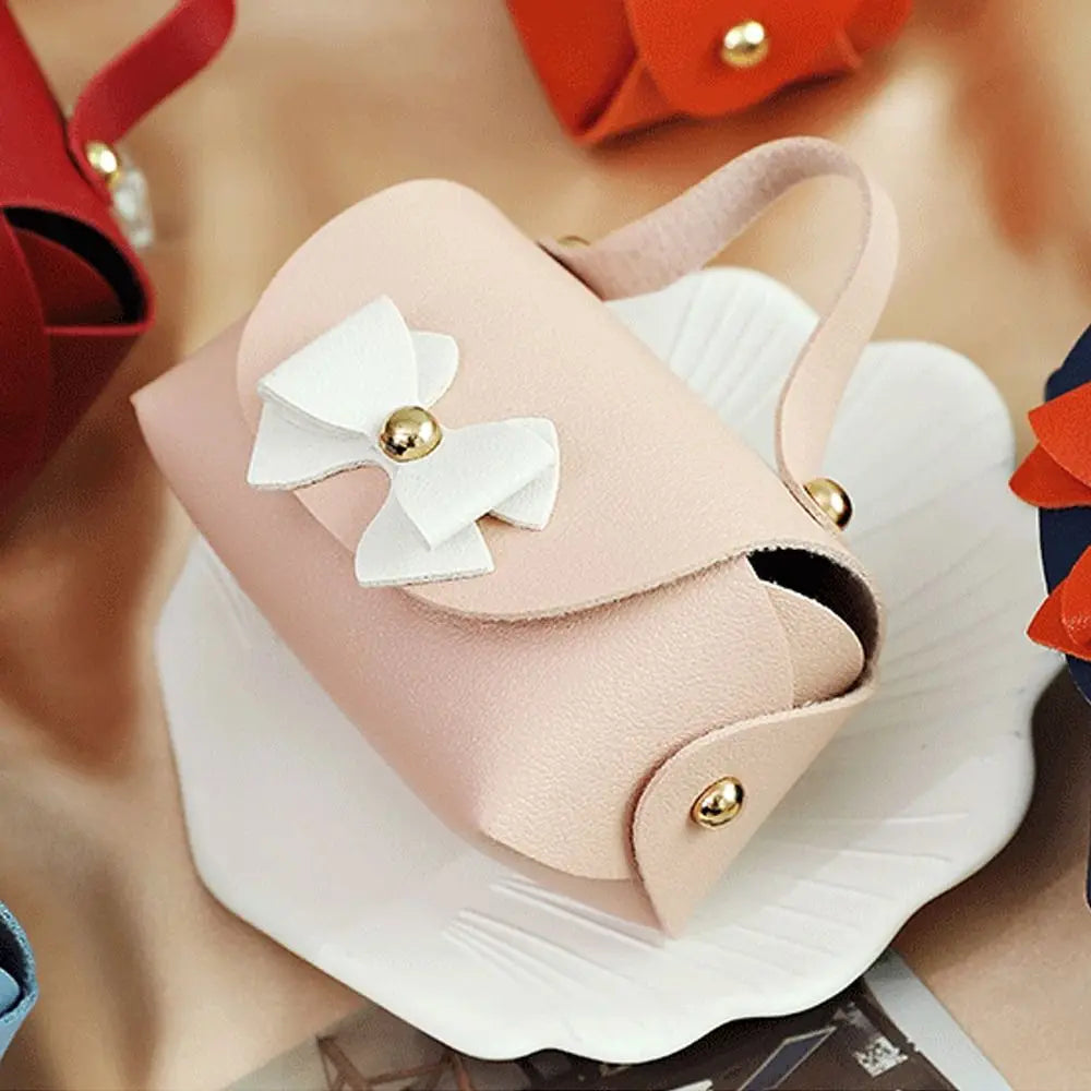 Creative Portable Leather Candy Bags