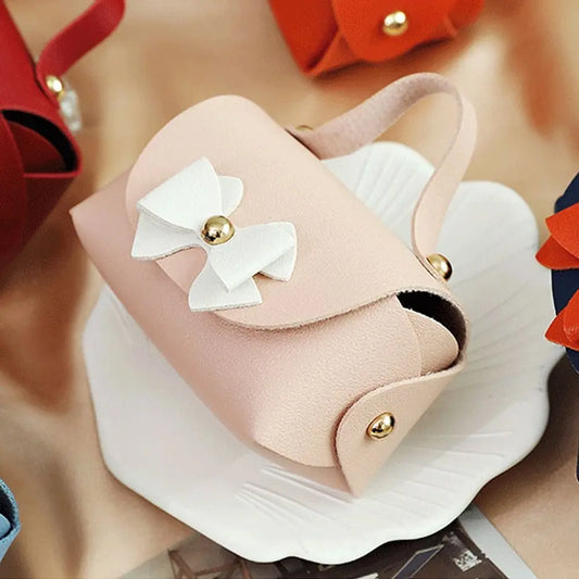 Creative Portable Leather Candy Bags