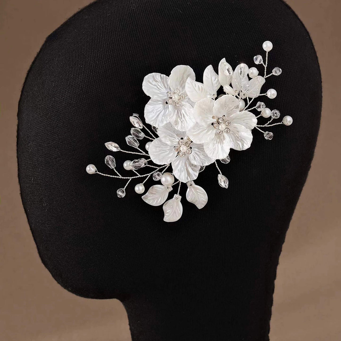 Hairpin Elegant Pearl Crystal
