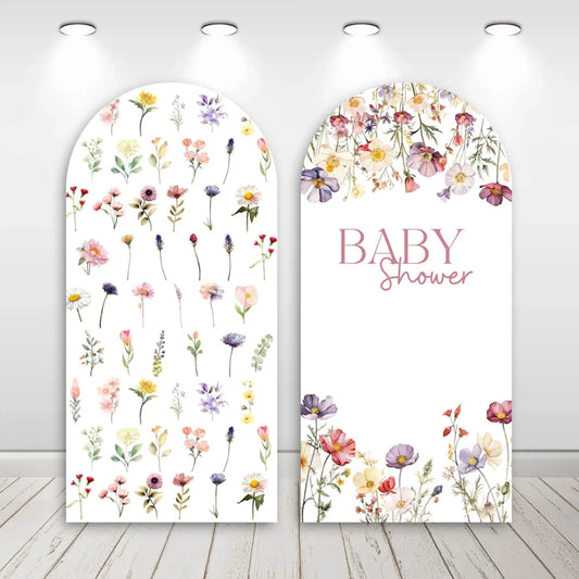 2-Sided baby shower covers arch