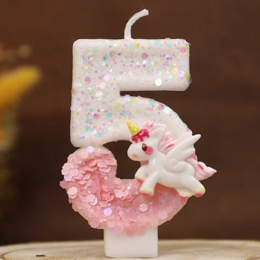Unicorn candles