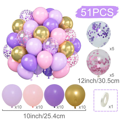 Balloons Pearl Latex 31/36/37/51/101Pcs