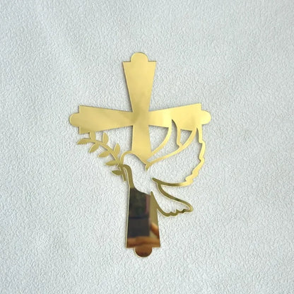 Baptism cross cake Topper decoration