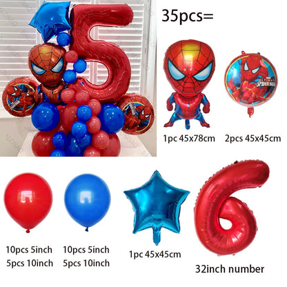 Spiderman Foil Helium