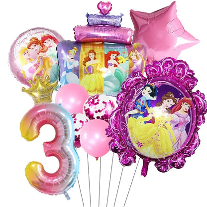 Princess Party Tableware Set – Plates, Cups & Napkins