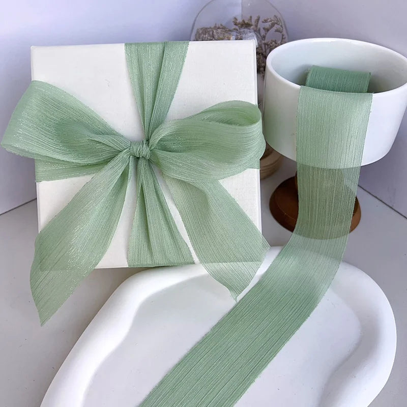 Chiffon  silk ribbon