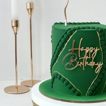 Rose,Gold simple style cake,dessert Decoration