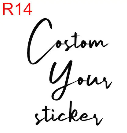 Custom Name Sticker Personaled  (just sticker)1pc