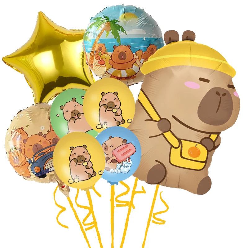 Capybara theme balloon