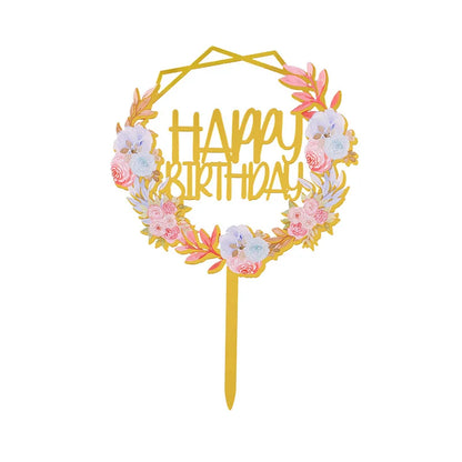 New 3D Color Printing Cake Topper