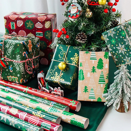 6pcs Holiday Gift Wrap Paper – 50x70cm